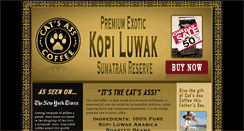 Desktop Screenshot of catsasscoffee.com